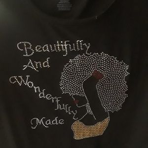 Bling shirts stylish with rhinestones Sizes S-4X